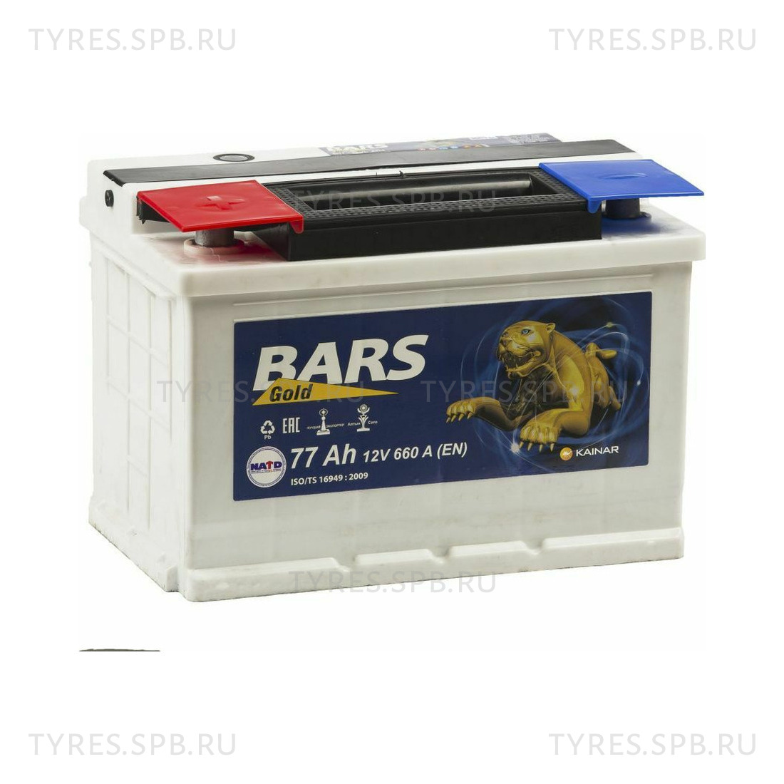 Купить аккумулятор Кайнар Bars Gold 242x175x190 в Санкт-Петербурге с  доставкой в любой регион России.