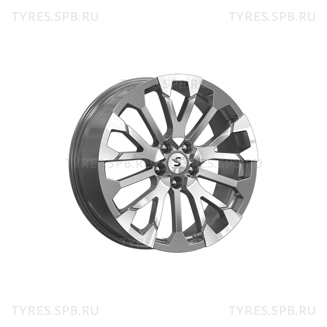 Купить литые диски KP003 Diamond gloss graphite СКАД 7.5x19 5x114.3 64.1  ET40 в Санкт-Петербурге по отличной цене.