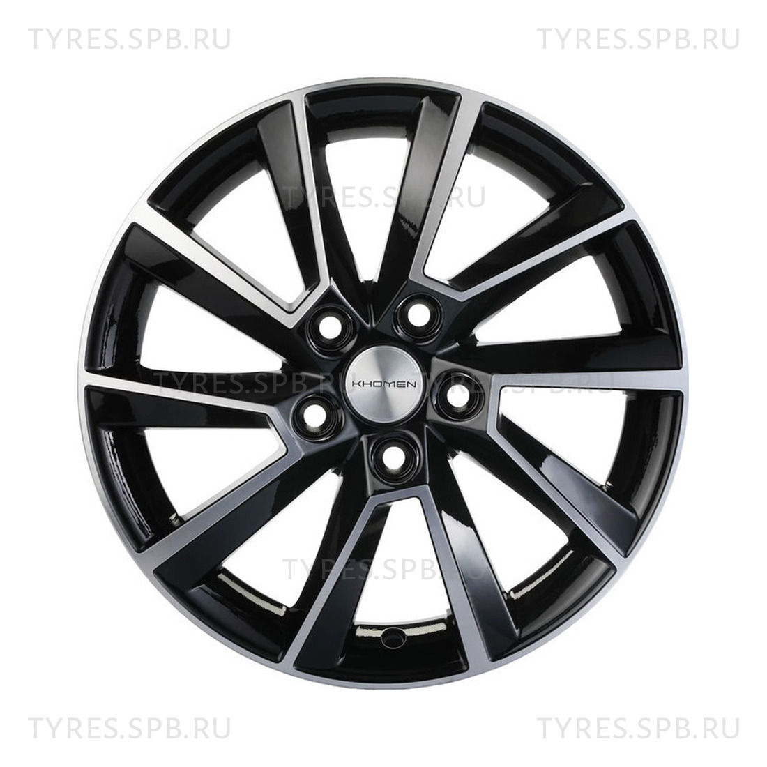 Купить литые диски KHW 1604 BLACK-FP KHOMEN 6x16 5x100 57.1 ET45 в  Санкт-Петербурге по отличной цене.