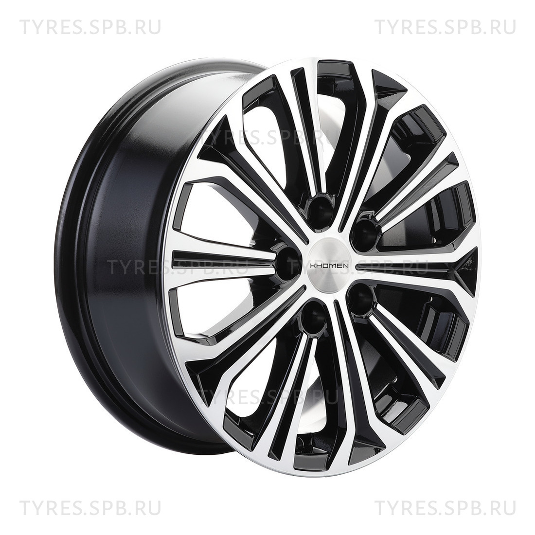 Купить литые диски KHW 1610 BLACK-FP KHOMEN 6.5x16 5x112 57.1 ET50 в  Санкт-Петербурге по отличной цене.