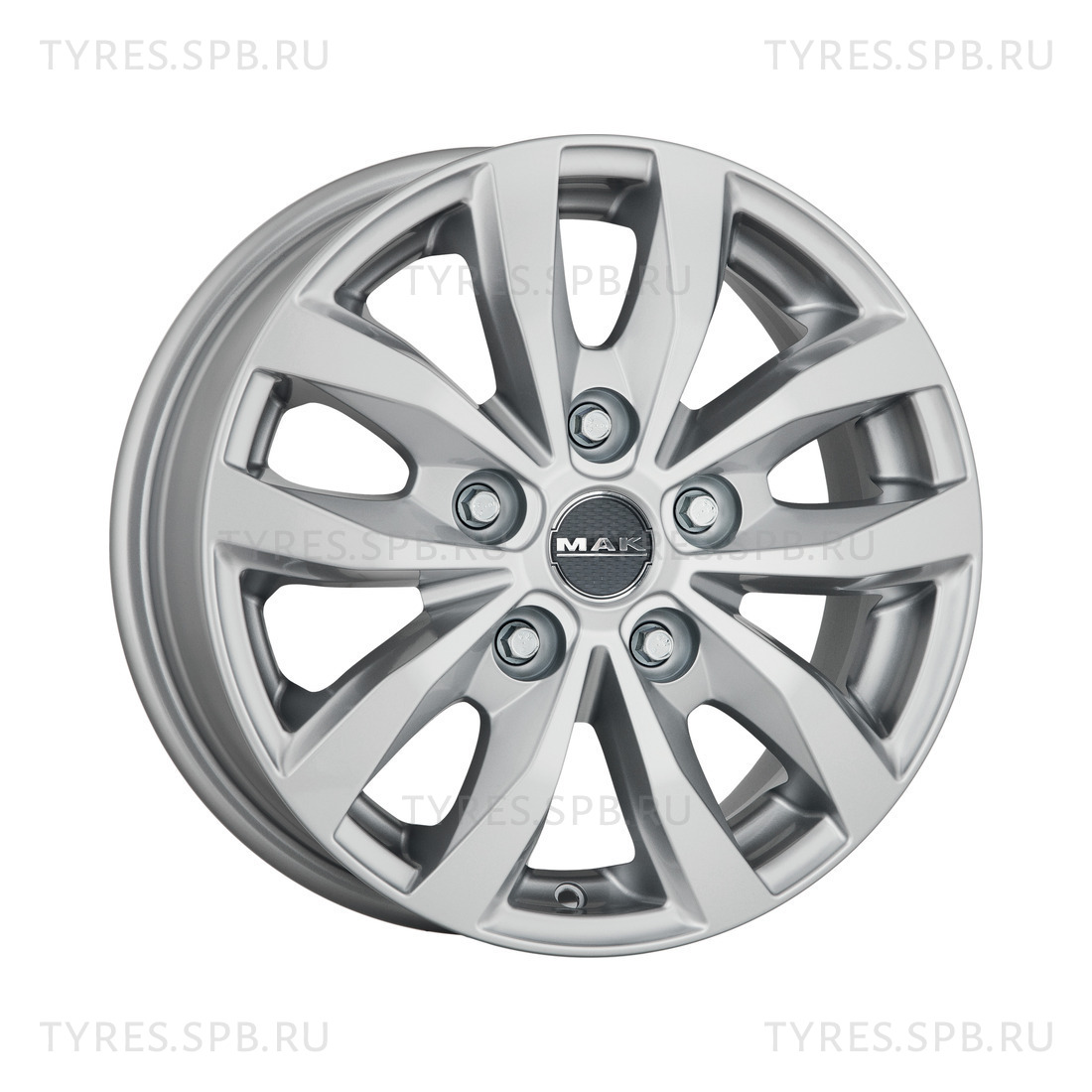 Купить литые диски Load 5 Silver MAK 7x17 5x112 66.6 ET51 в  Санкт-Петербурге по отличной цене.