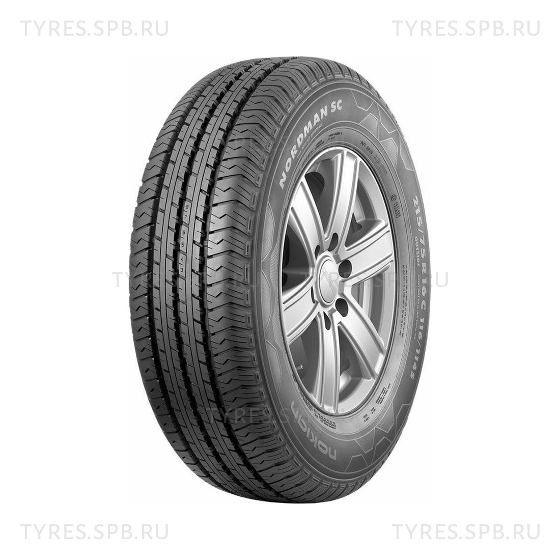 Купить шины Nokian Tyres Nordman SC 185/75 C R16 104/102S в СПб: цена,  стоимость