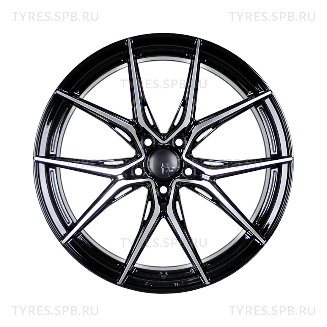 Купить литые диски YA3816 BKF Sakura Wheels 8.5x18 5x108 73.1 ET42 в  Санкт-Петербурге по отличной цене.